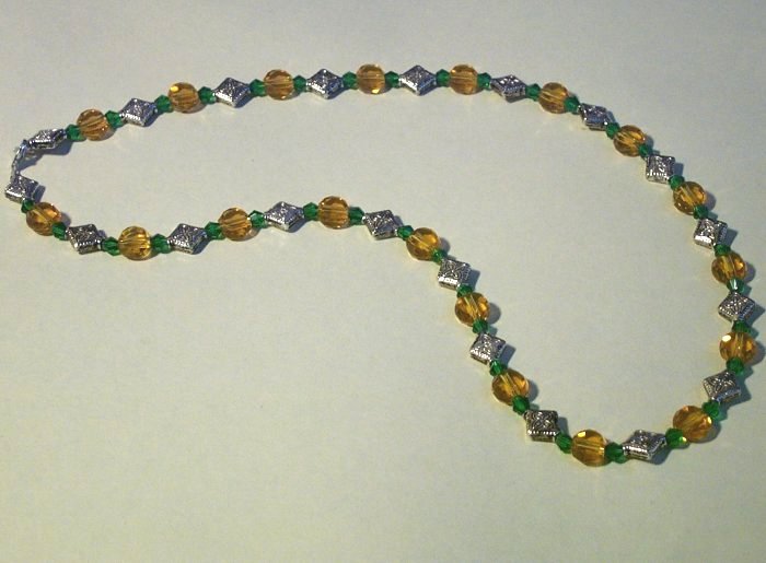 Fall Crystal Necklace
